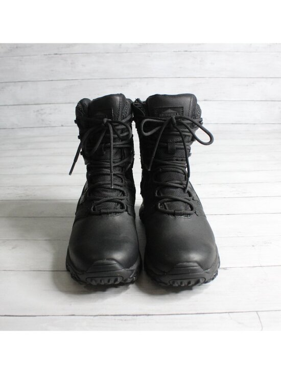 Merrell Men\'s Black Tactical Work Boots Size 8 Waterproof J45335 Moab Vibram main image 9